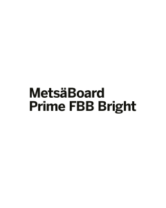 METSÄBOARD PRIME FBB BRIGHT - FALTSCHACHTELKARTON